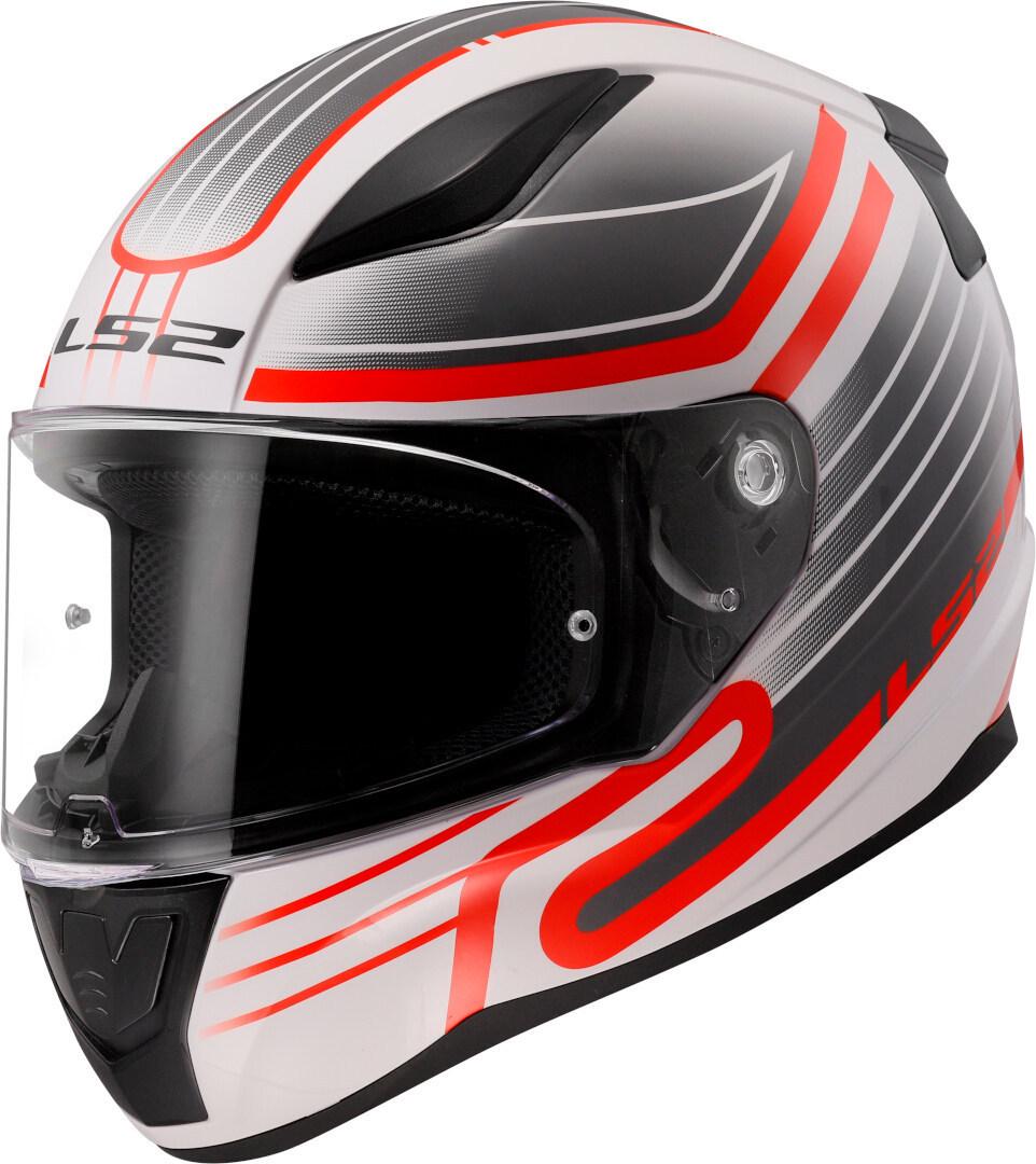 Мотошлем LS2 FF353 Rapid 2 Circuit M White/Red (29598)