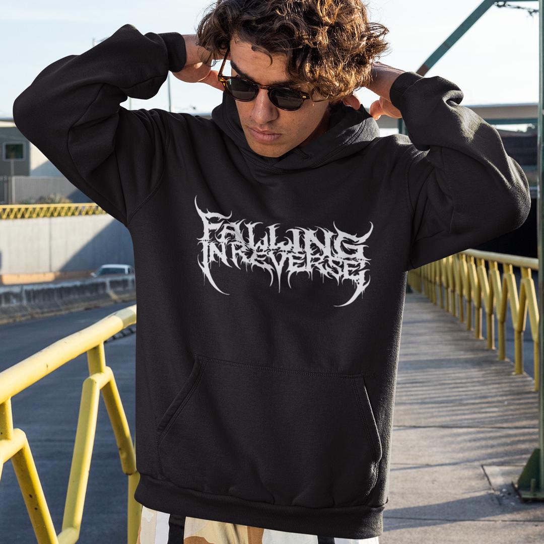Худи флисовый унисекс Falling In Reverse God Is A Weapon 2025 XL Черный