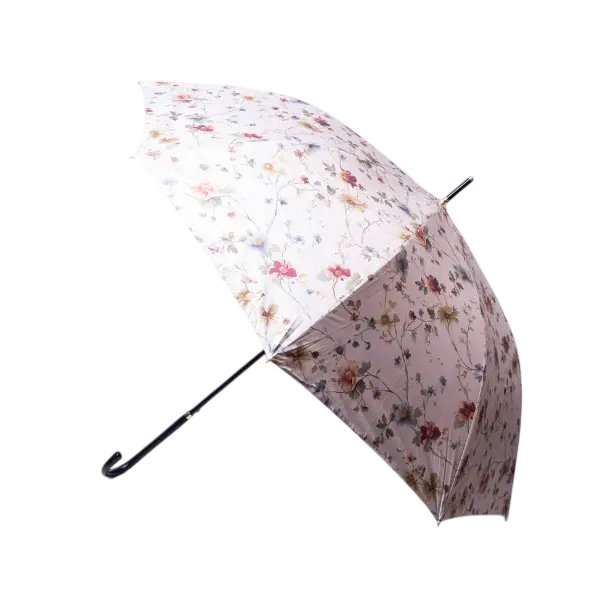 Зонтик тростник полуавтомат складной с цветочным принтом 99 см Бежевый (HP-23-7BE) Зонтик тростник полуавтомат складной с цветочным принтом 99 см Бежевый (HP-23-7BE)
