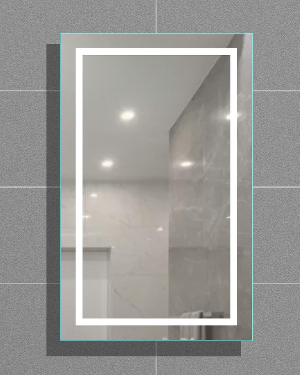 Зеркало для ванной комнаты AVT с LED подсветкой 500х800 мм (avt-С-12)