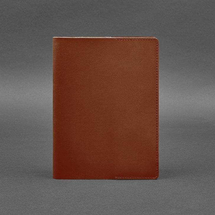 Обкладинка шкіряна для блокноту 6.0 Софт-бук Світло-коричневий (A-026784) - фото 5