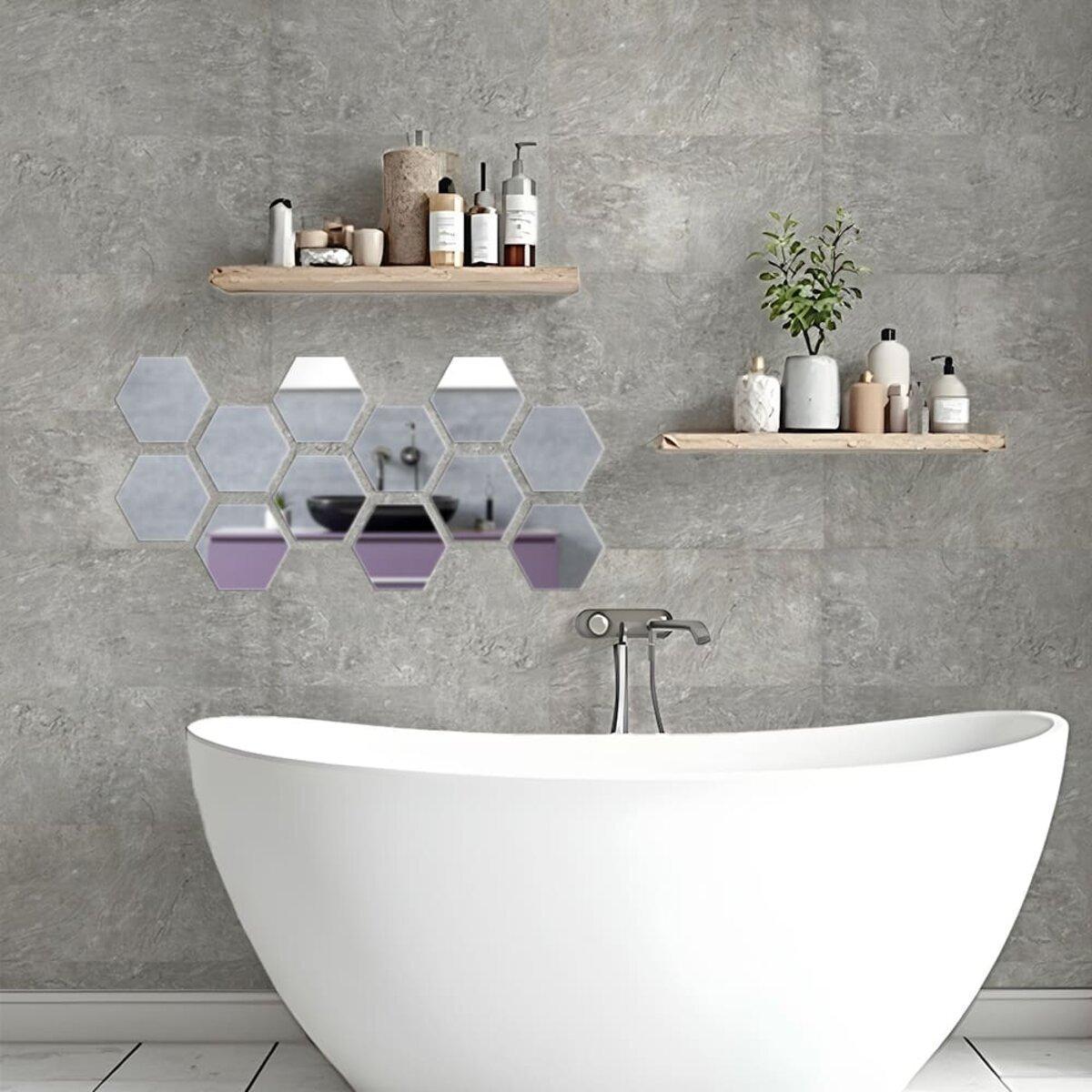 Декор дзеркальний акриловий самоклеючий 125х105 мм 12 шт. Сріблястий (SW-00002513) - фото 6 Декор дзеркальний акриловий самоклеючий 125х105 мм 12 шт. Сріблястий (SW-00002513) - фото 6