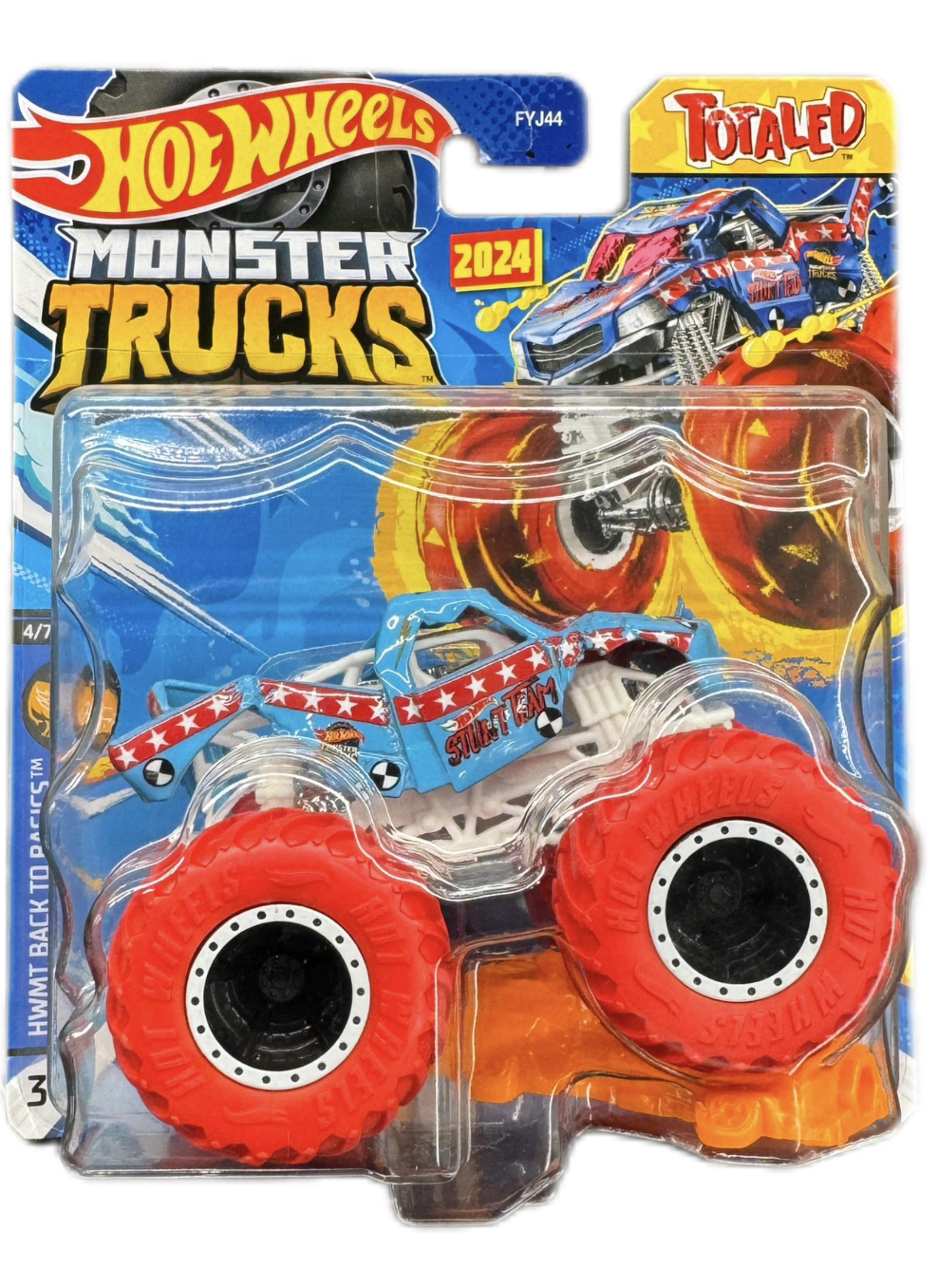 Іграшкова машинка-позашляховик Hot Wheels Monster truck Back to basics 4/7 Totaled 2024 (18299615)