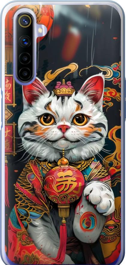 Чехол на Realme 6 China Cat v2 (6135u-1913-42517)