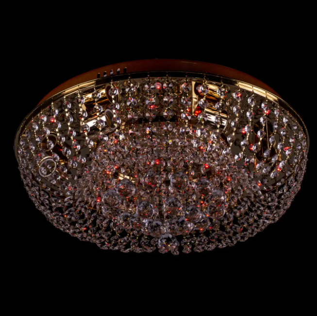 Хрустальная люстра 6721/4/3 FG Золото/Белый/Коричневый (AN000589) Хрустальная люстра 6721/4/3 FG Золото/Белый/Коричневый (AN000589)