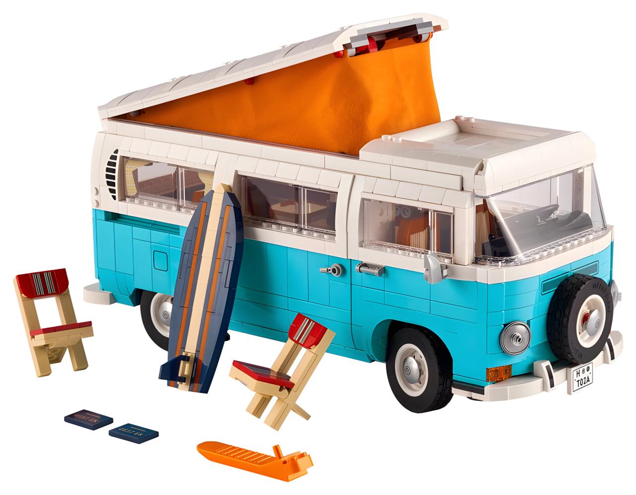 Конструктор Фургон Volkswagen T2 2207 деталей (WP-C2011)