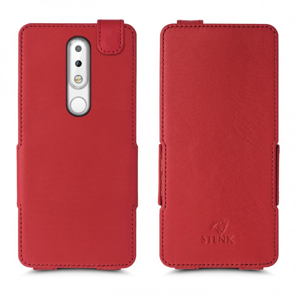 Чехол флип Stenk Prime для Nokia 6.1 Plus Красный (62143)