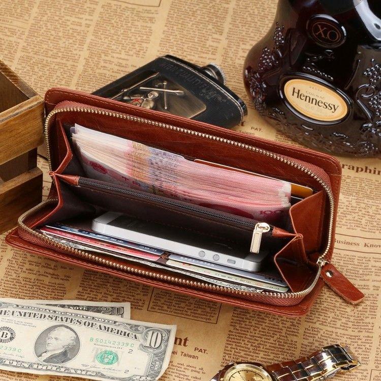 Клатч мужской 714189 Коричневый (13961022) - фото 8 Клатч мужской 714189 Коричневый (13961022) - фото 8