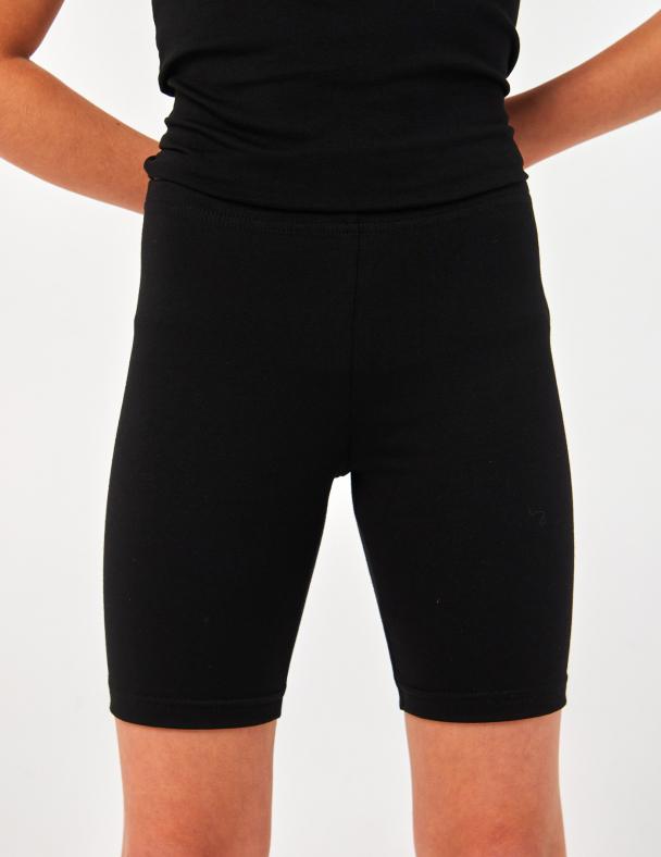 Шорты детские для девочки Smil 95 cotton стрейч-кулир 128 см Черный (112451)