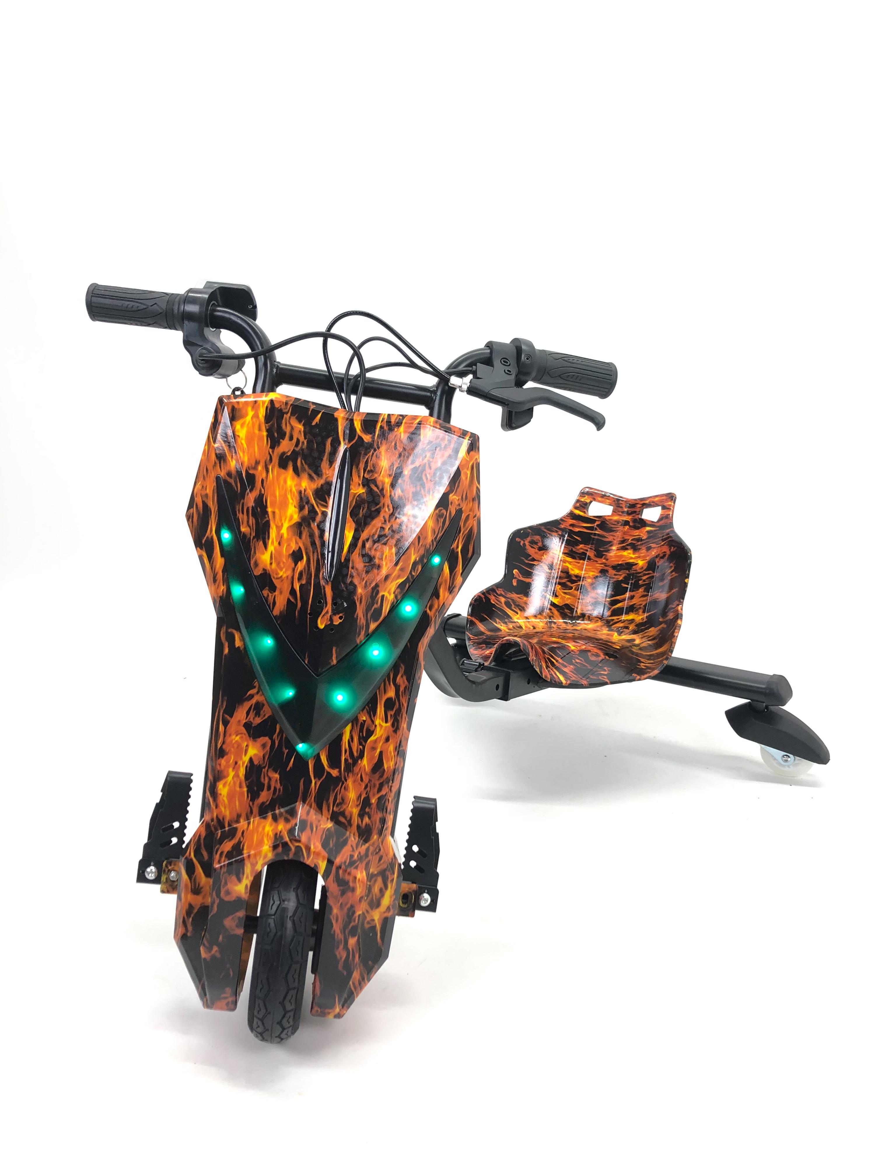 Дріфт-карт Windtech Crazy Bug 500W Помаранчеве полум'я - фото 6