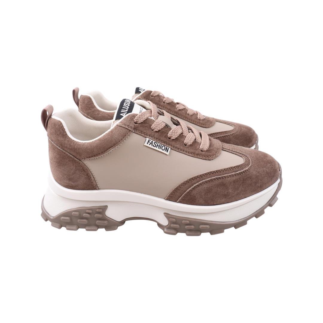 Кроссовки женские Li Fexpert из замши р. 40 Визон (1070-22DK)