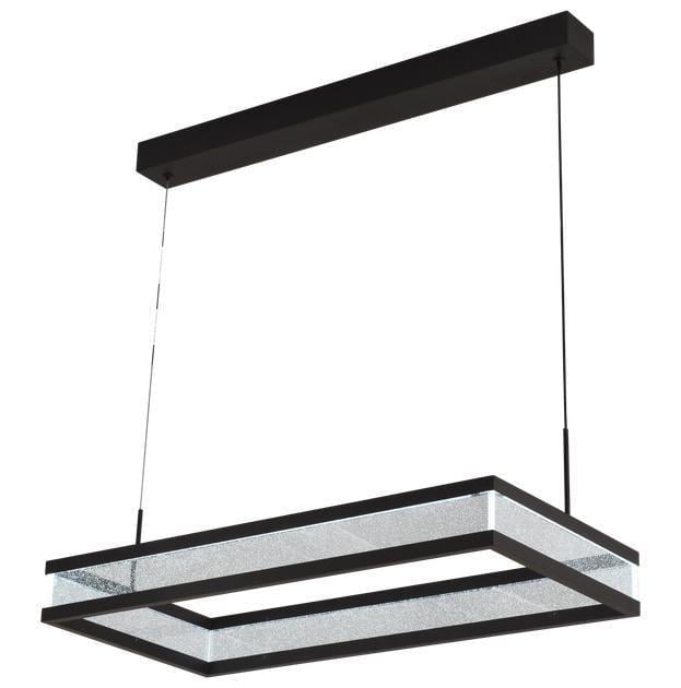 LED-люстра подвесная Valeso V-QQD3124 BK 54W (28689577)