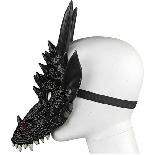 Маска Дракон SETA Decor 19-242BLK - фото 2 Маска Дракон SETA Decor 19-242BLK - фото 2