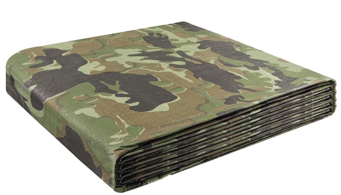 Тент MasterTool 6х10 м 90 г/м² Camouflage (79-8610) - фото 1