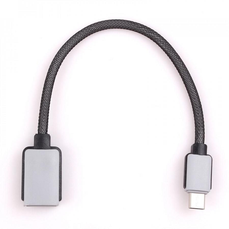 Перехідник USB Type-C 3.1 OTG OEM 0,2 м в оплетке (S0679) - фото 2