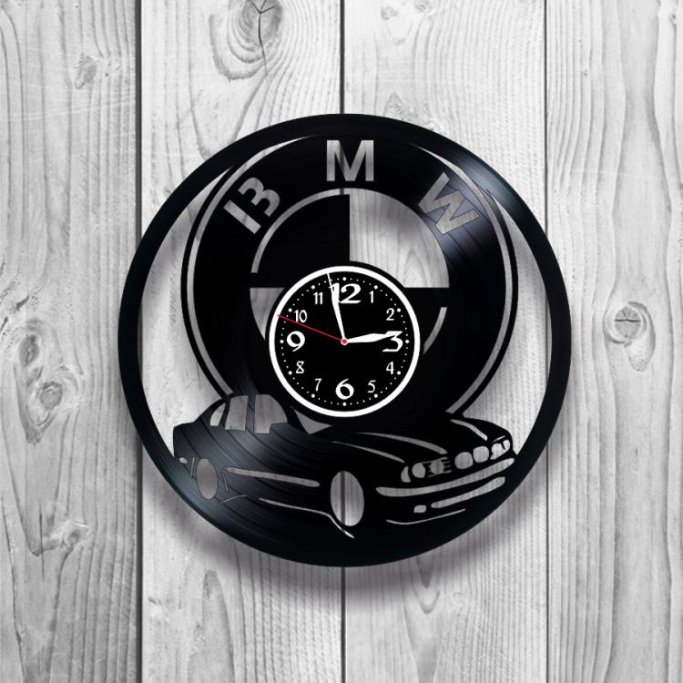 Часы настенные BMW 0465 из виниловой пластинки