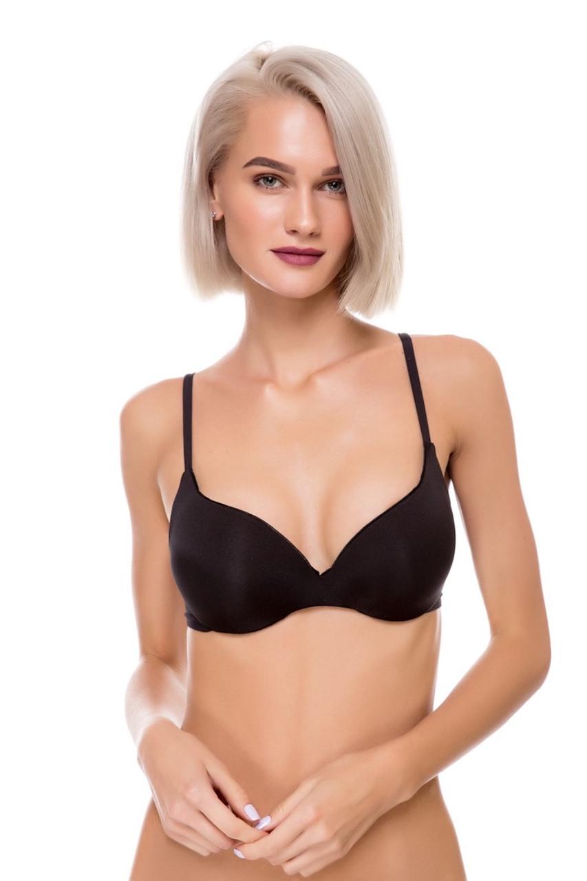 ᐉ Бюстгальтер балконет push-up Sielei 1368 Nero 75B Чорний (1978466978 ...