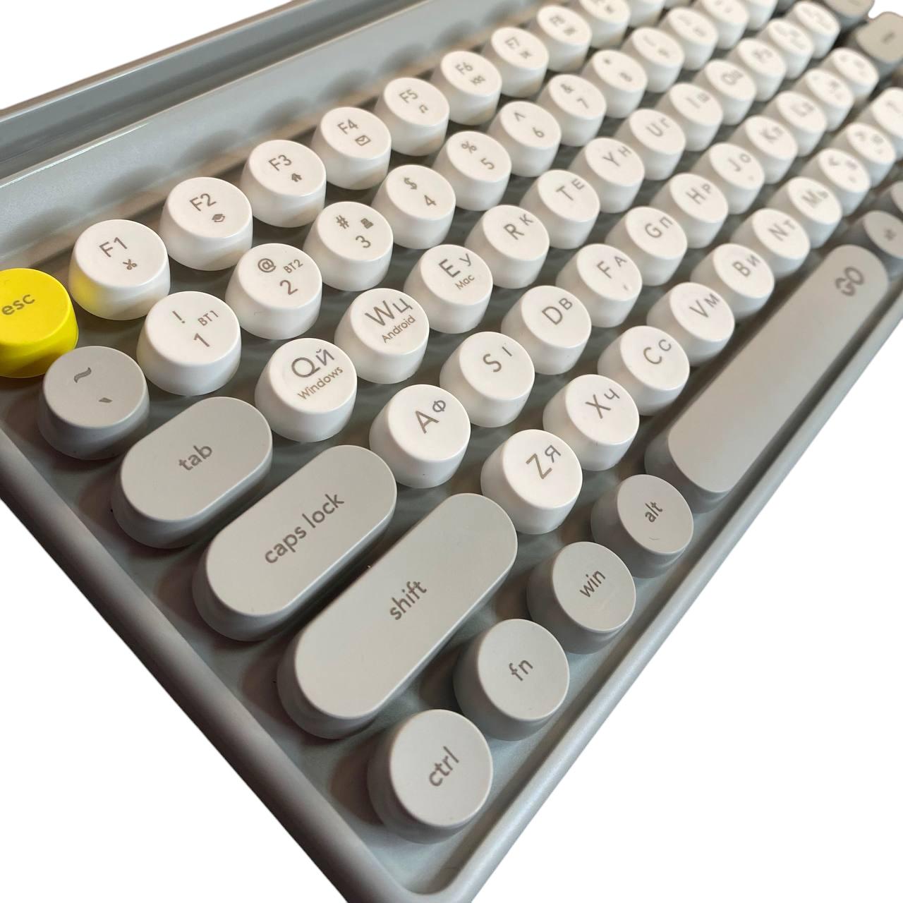 Клавиатура и мышка беспроводная Bluetooth Fantech Go WK896 Серый - фото 6 Клавиатура и мышка беспроводная Bluetooth Fantech Go WK896 Серый - фото 6