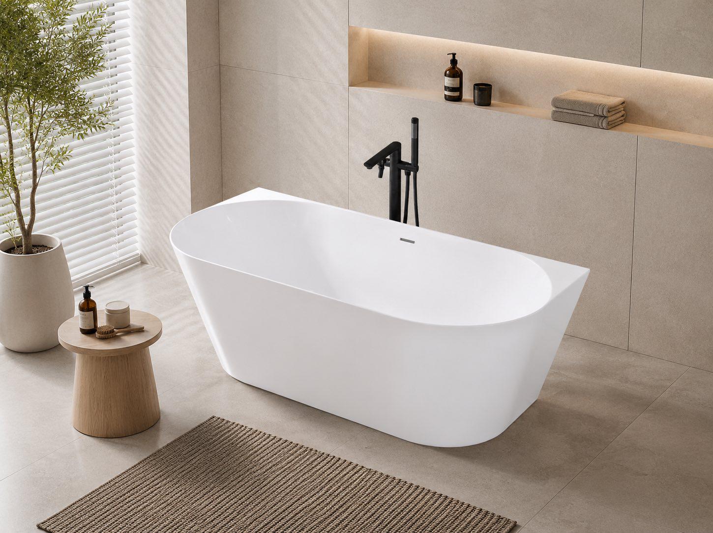 Ванна отдельностоящая SKL Celi Slim WB 170х80х58 см Белый (35390535)