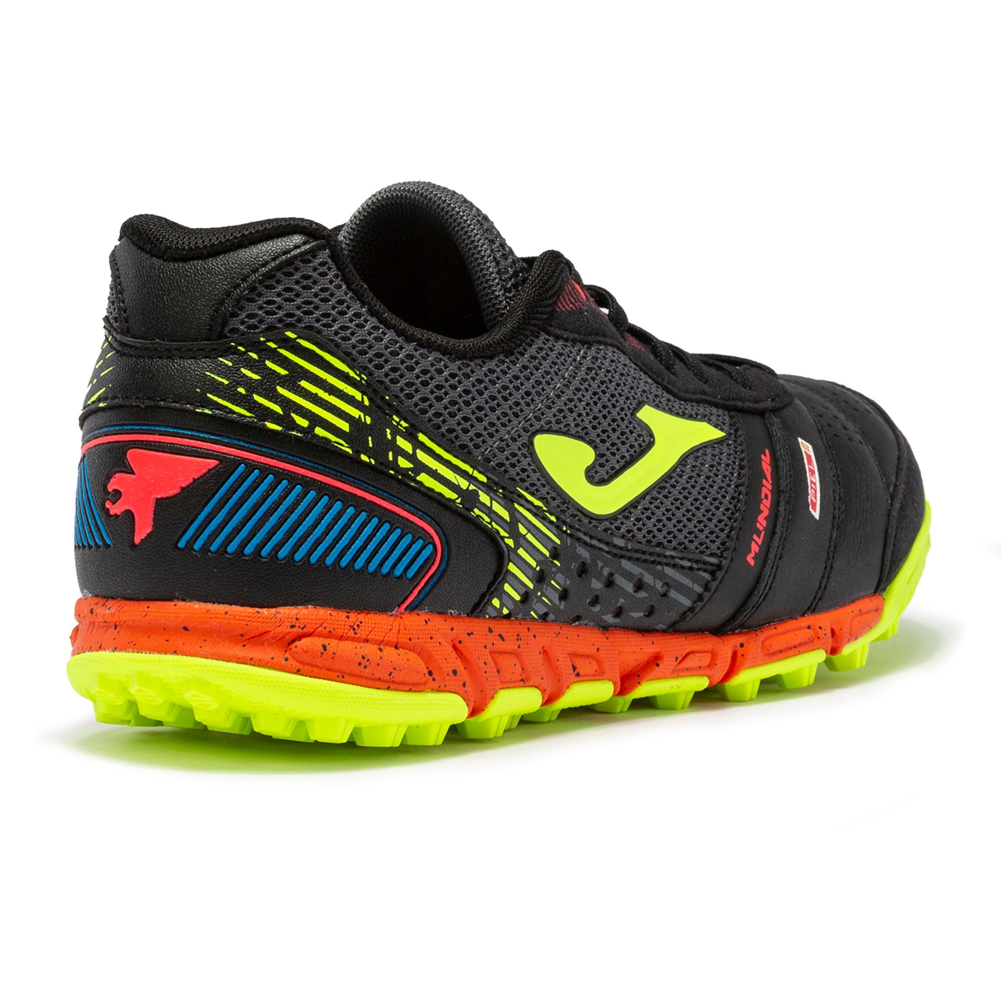 Сороконіжки Joma MUNS2201TF Mundial 2201 р. 40,5 Black/Green Fluor/Turf - фото 3 Сороконіжки Joma MUNS2201TF Mundial 2201 р. 40,5 Black/Green Fluor/Turf - фото 3