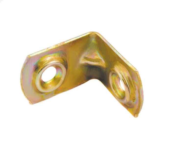 Куточок меблевий Господар 20х20х14 мм з буртиком оцинкований (92-0777) Куточок меблевий Господар 20х20х14 мм з буртиком оцинкований (92-0777)