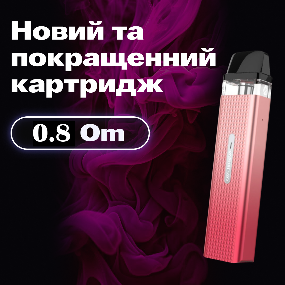 POD-система Vaporesso XROS MINI Pod Kit багаторазова 1000 mAh 2 мл Sakura Pink (5507c8c7) - фото 3