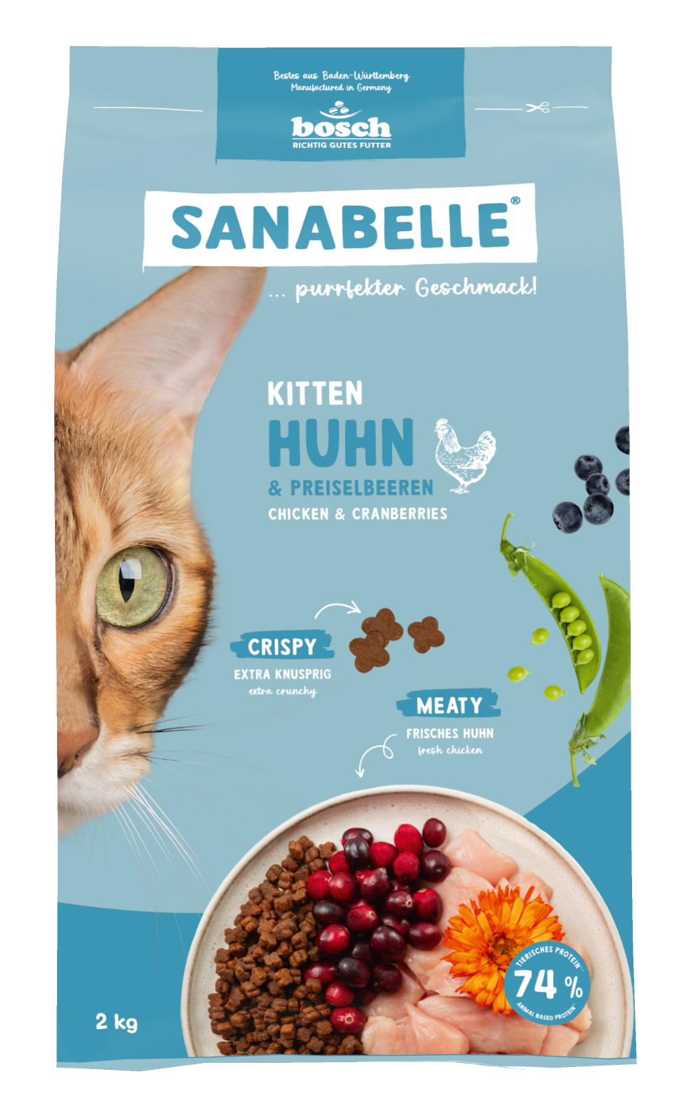 Сухой корм для котов Bosch Sanabelle Kitten 2 кг