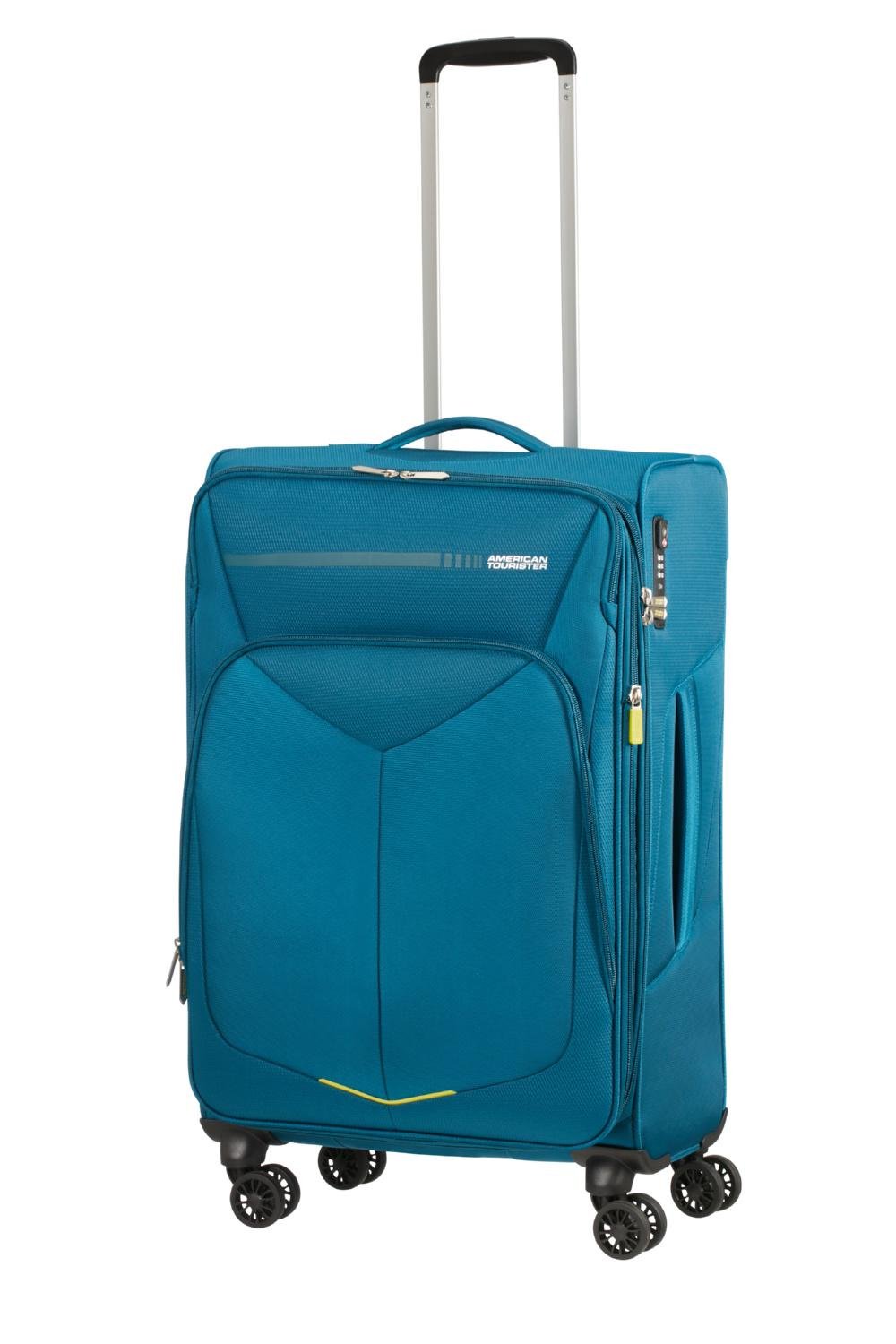 Чемодан с расширением American Tourister Summerfunk 67,5x42x27,5/29,5 см Голубой (78G-51004) - фото 8