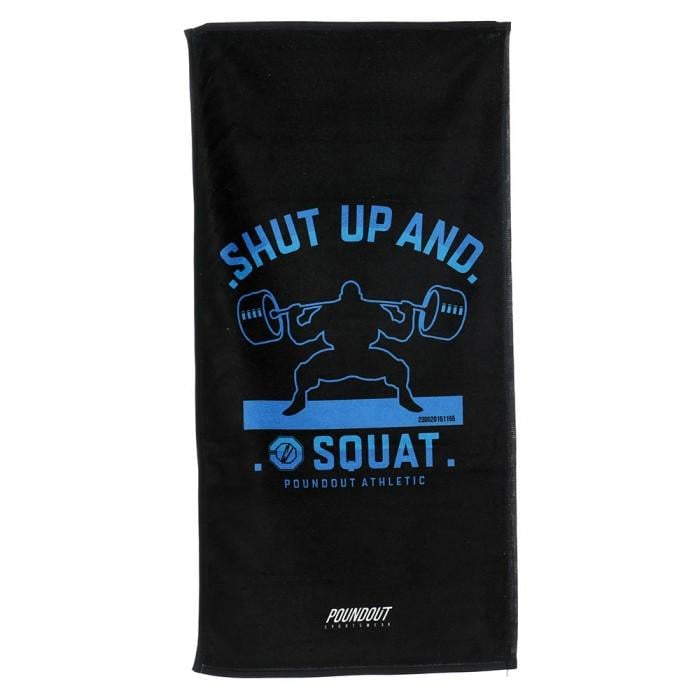 Рушник Poundout Gear SHUT UP AND SQUAT 70х140 см