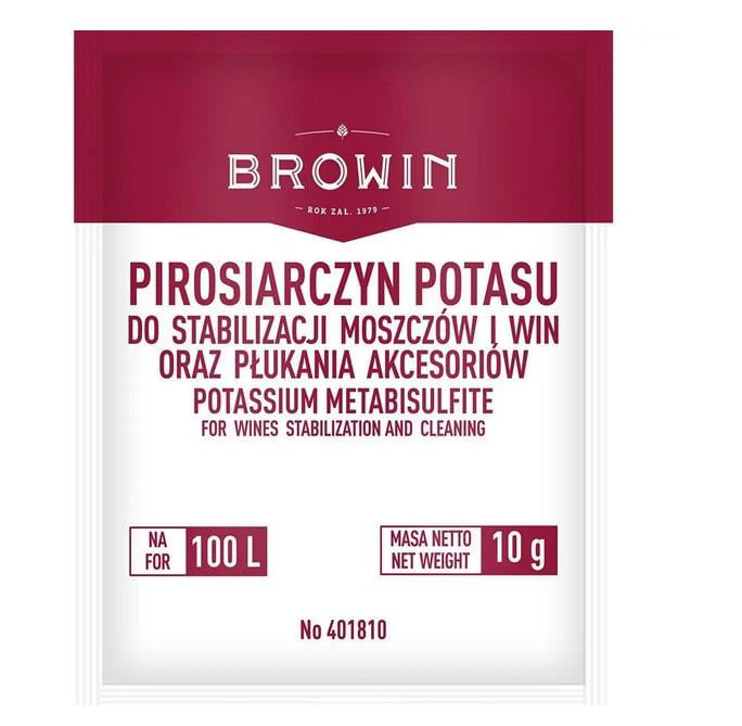 Метабісульфіт калію Browin 10 г на 50 л (ПР 401810)