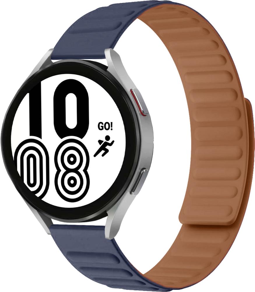 Ремешок Magneter для Galaxy Watch 4 44 мм Dark Blue (26615-5D)