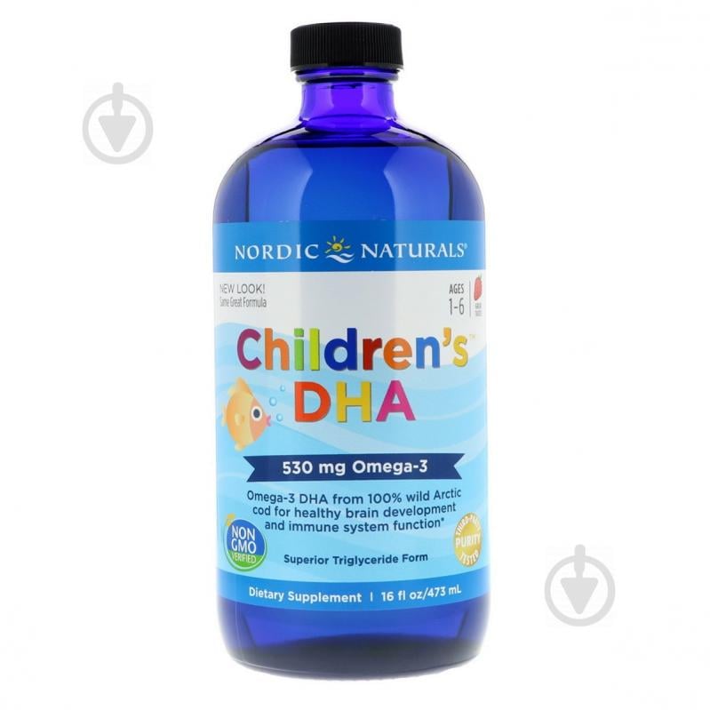 Рыбий жир для детей Nordic Naturals Children's DHA Strawberry 473 мл (NOR02724) Рыбий жир для детей Nordic Naturals Children's DHA Strawberry 473 мл (NOR02724)