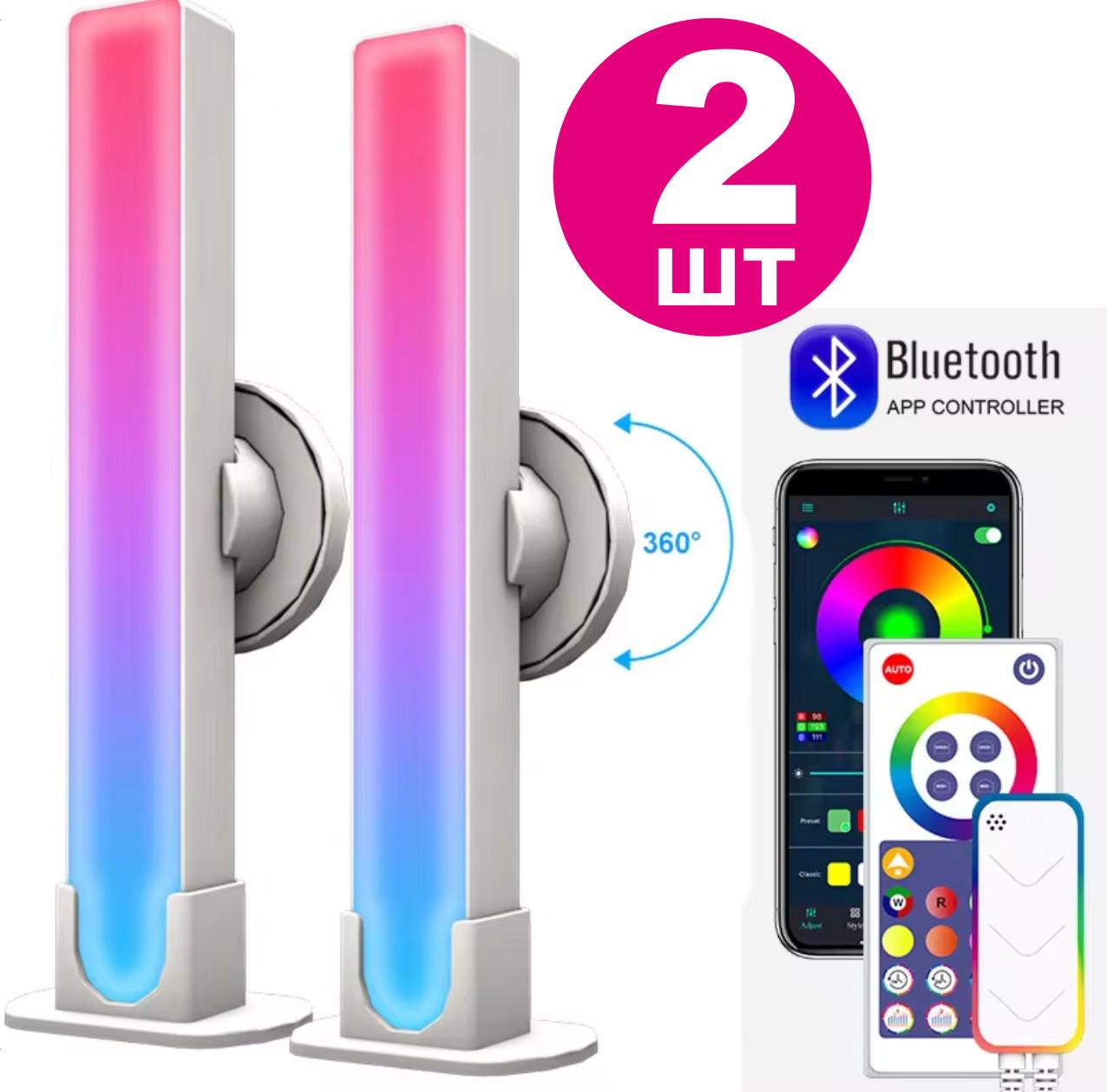 Панелі світлодіодні Tuya Smart LED SAL-002B RGB WiFi 2700-6500K Color/White (188095) - фото 2
