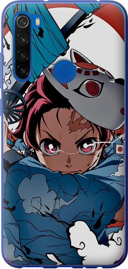 Чехол на Xiaomi Redmi Note 8T Танджиро Камадо (5574u-1818-42517)