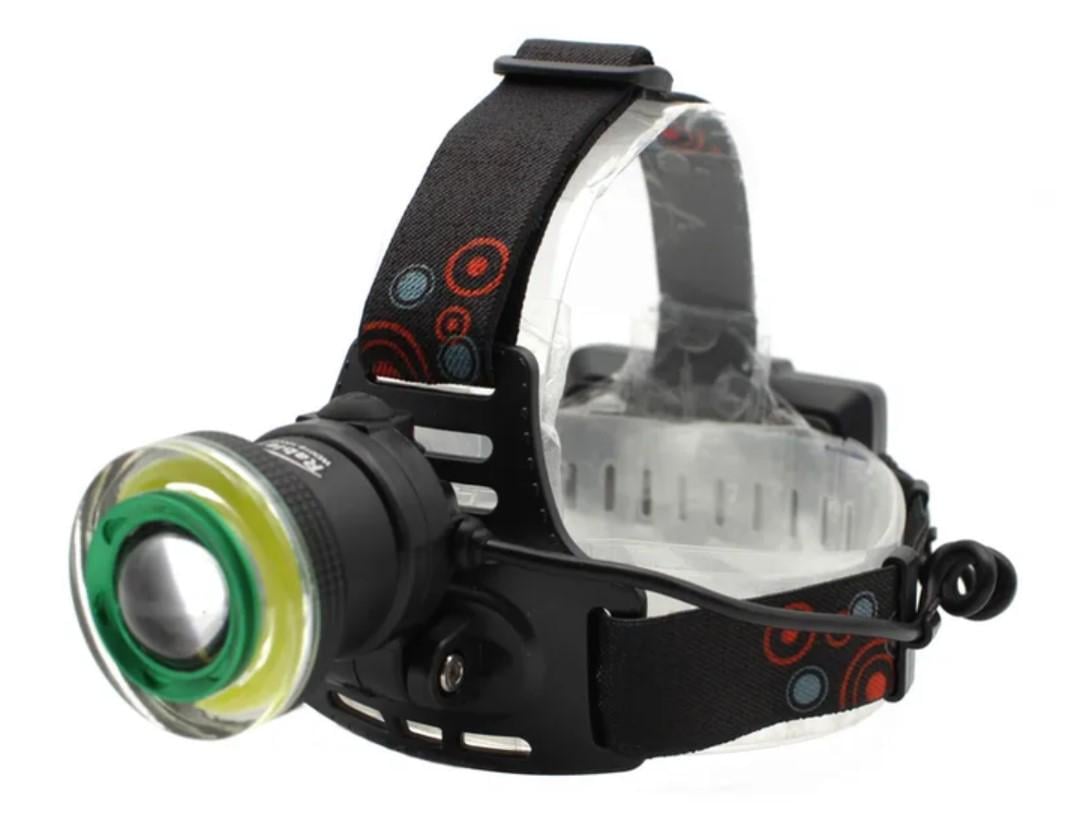 Фонарь налобный RB-106 LED аккумуляторный для рыбалки T6+COB Zoom (1959940734)