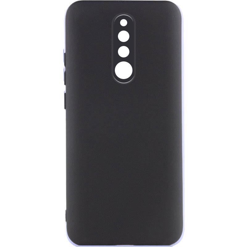 Противоударный чехол TPU GETMAN Liquid Silk Full Camera для Xiaomi Redmi 8 Черный / Blac