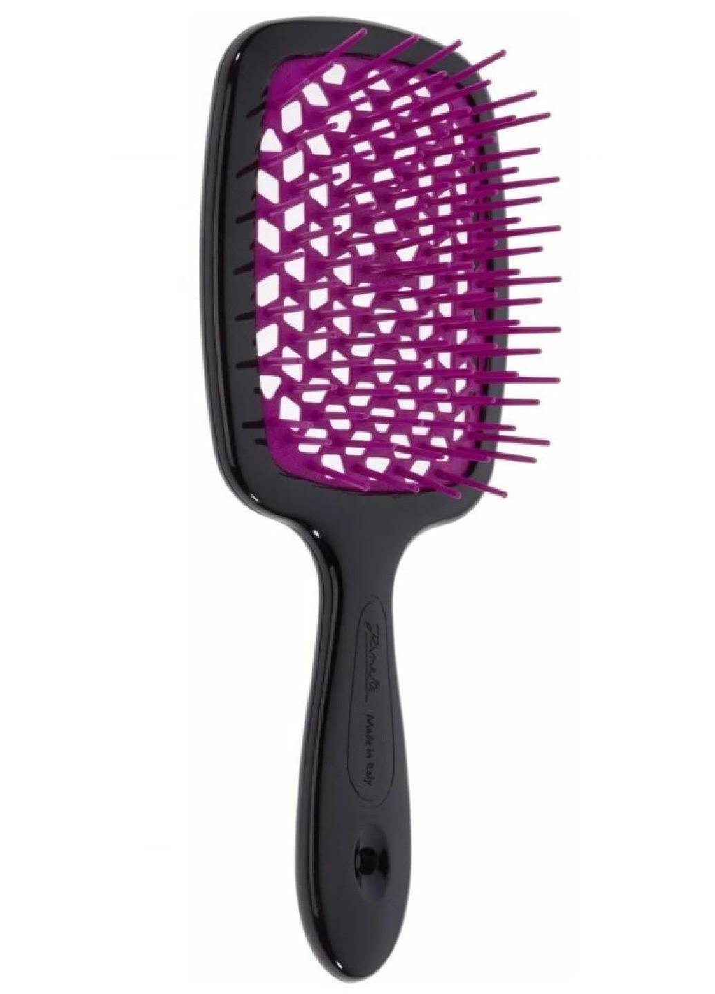 Щетка для волос Janeke Superbrush Черный/Фуксия (Е-01156)