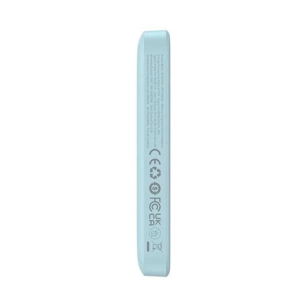 Повербанк Baseus Magnetic Mini 6000 mAh 20 W 2в1 QC3.0+PD3.0 з бездротовою зарядкою Qi 15 W Blue (P10059002313-00) - фото 5