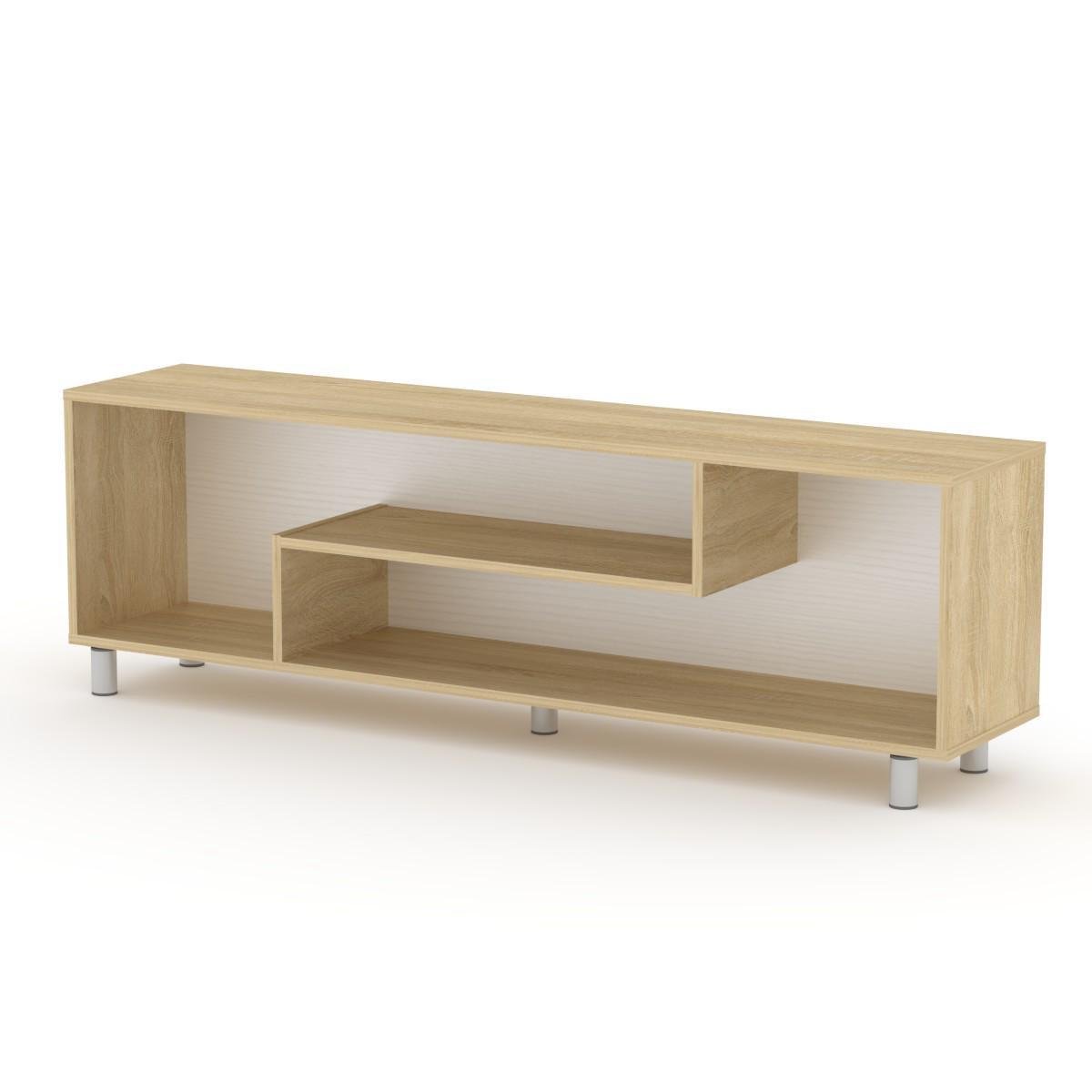 Тумба под телевизор ТВ-2 Компанит МГ-4 Сонома/Нимфея альба