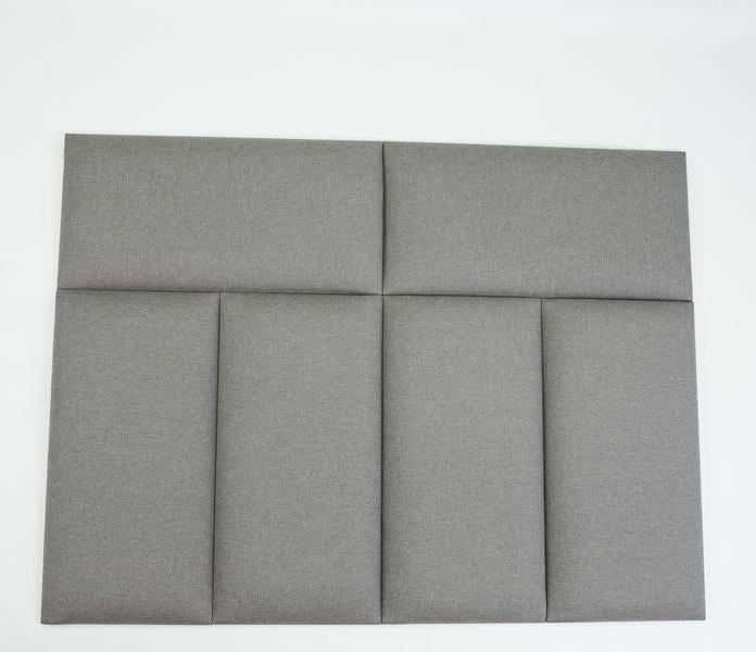 Стеновая панель самоклеящаяся мягкая Soft Pan велюр 30х90х3,7 см матовый Коттон (309006)