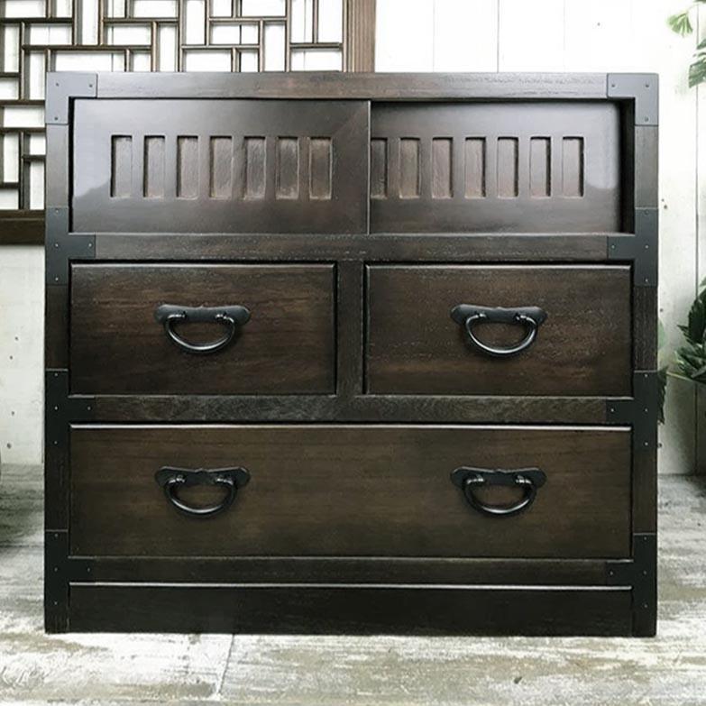 Комод тансу из дерева Эдельвейс Мокко (КТУ-006410)