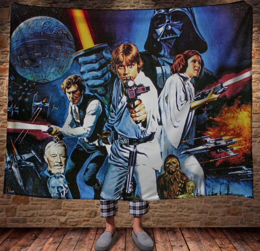 Плед с 3D принтом Star Wars Ретро 150х200 см (epi_0240)