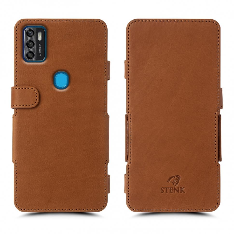 Чехол книжка Stenk Prime для ZTE Blade A7s (2020) Camel (68135)