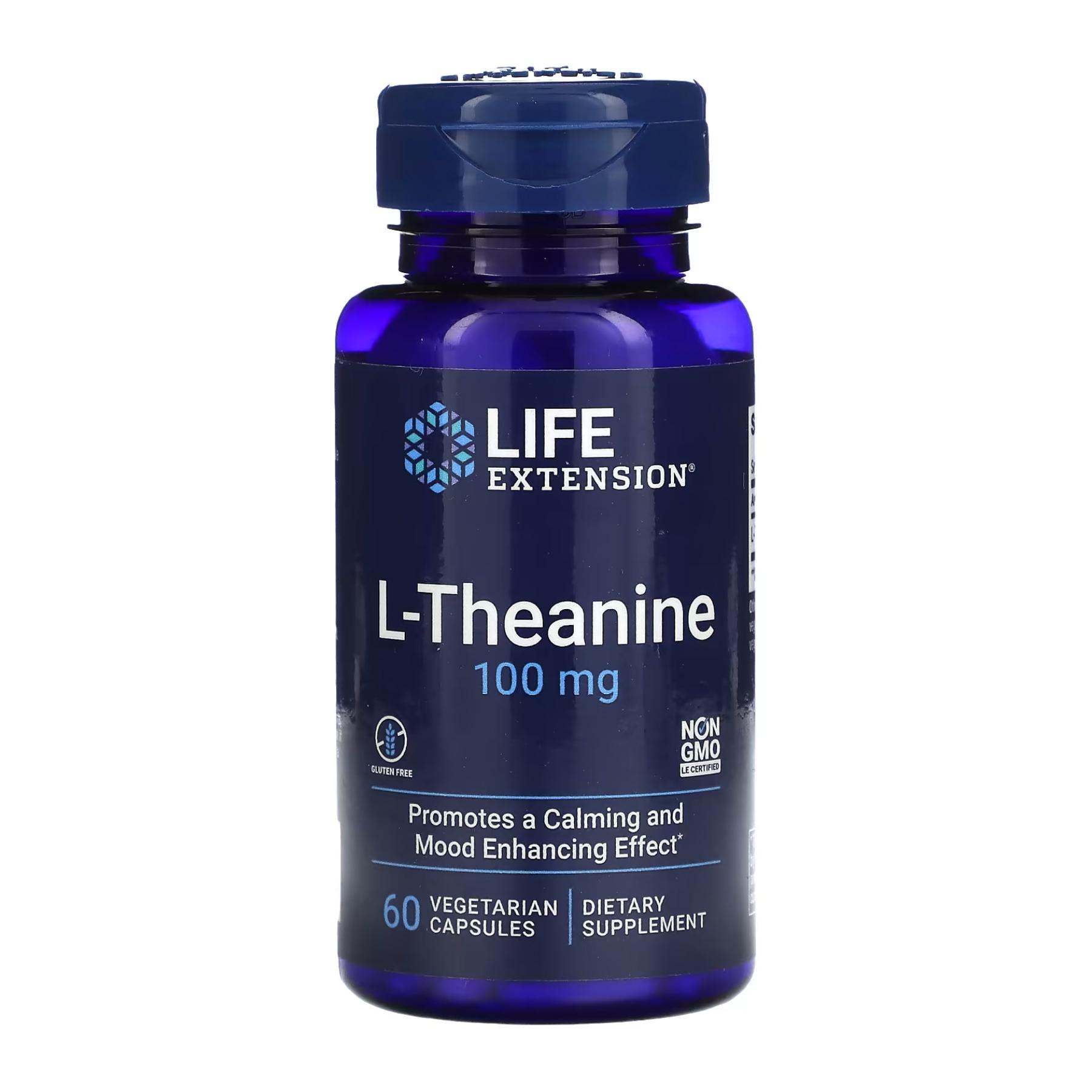 Амінокислота L-Theanine 100 mg 60 vcaps (100-48-7335430-20)