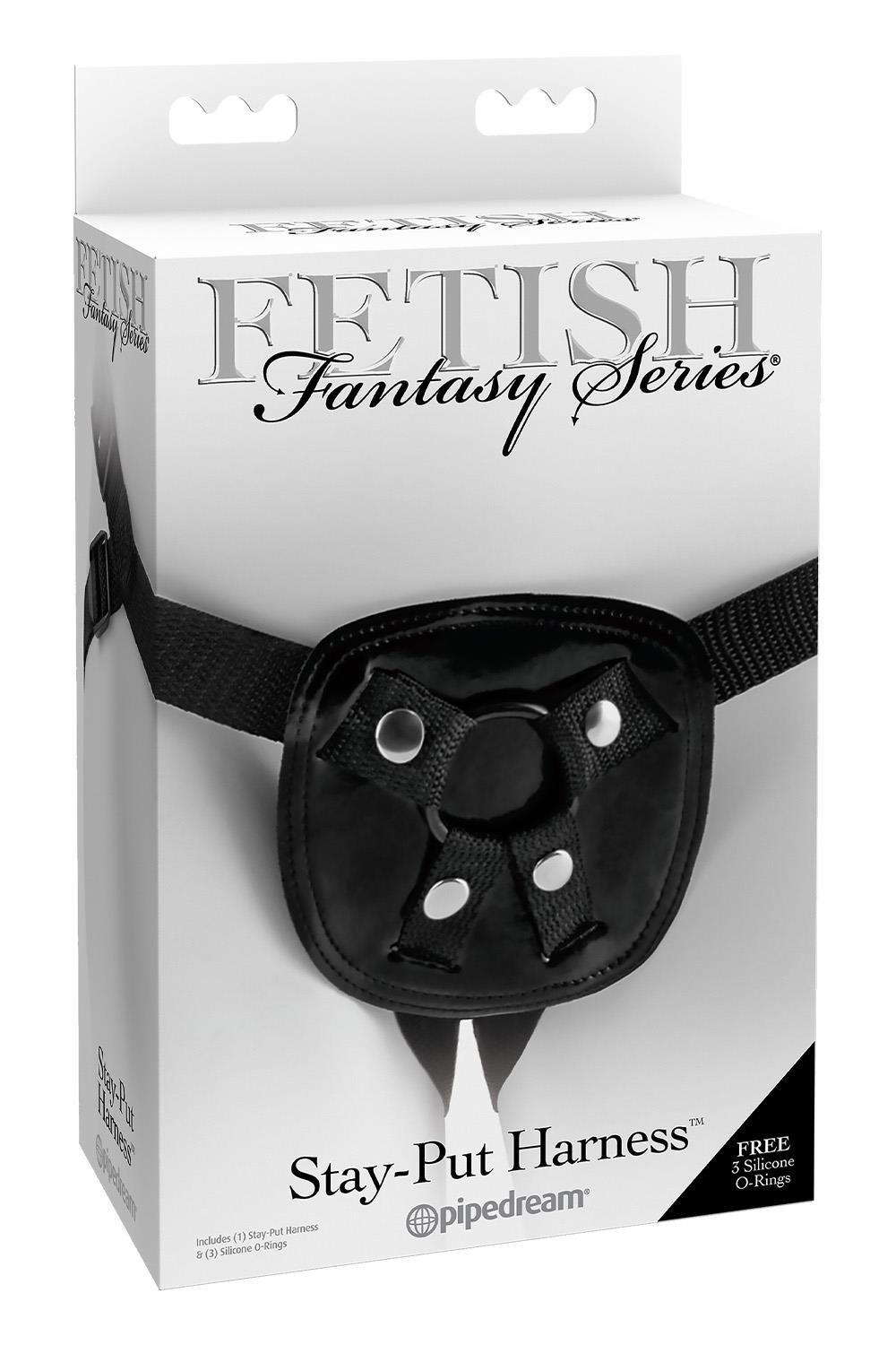 Трусики для страпона PipeDream Fetish Fantasy Series Stay-Put Harness Чорний (PD541443)