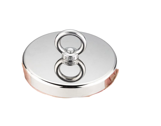 Магніт пошуковий неодимовий до 600 кг з петлею 120 мм (J120)