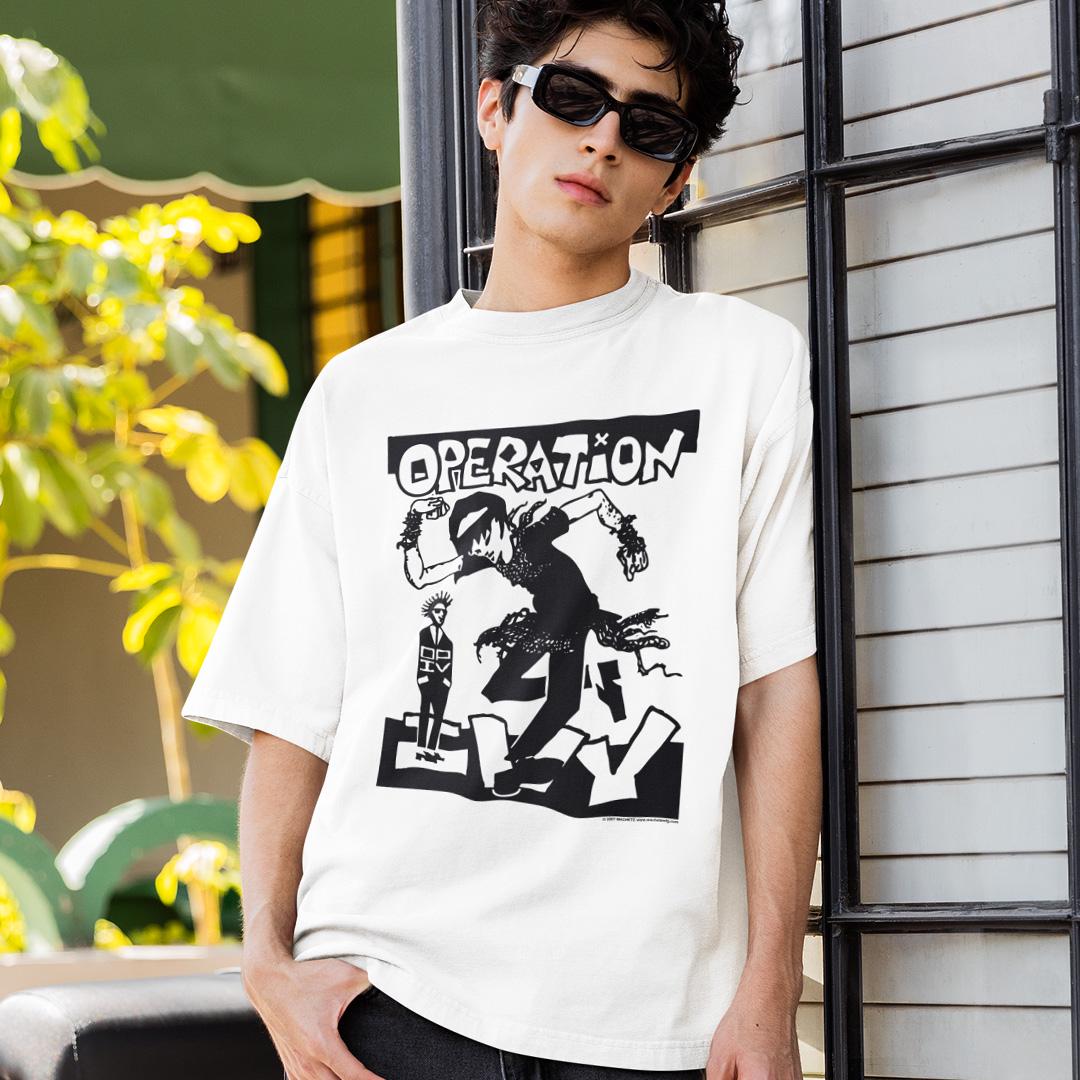 Футболка унисекс Operation Ivy Skankin S Белый (0000015620)