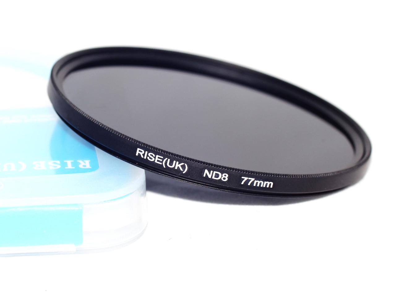 Светофильтр Rise UK ND8 77 мм