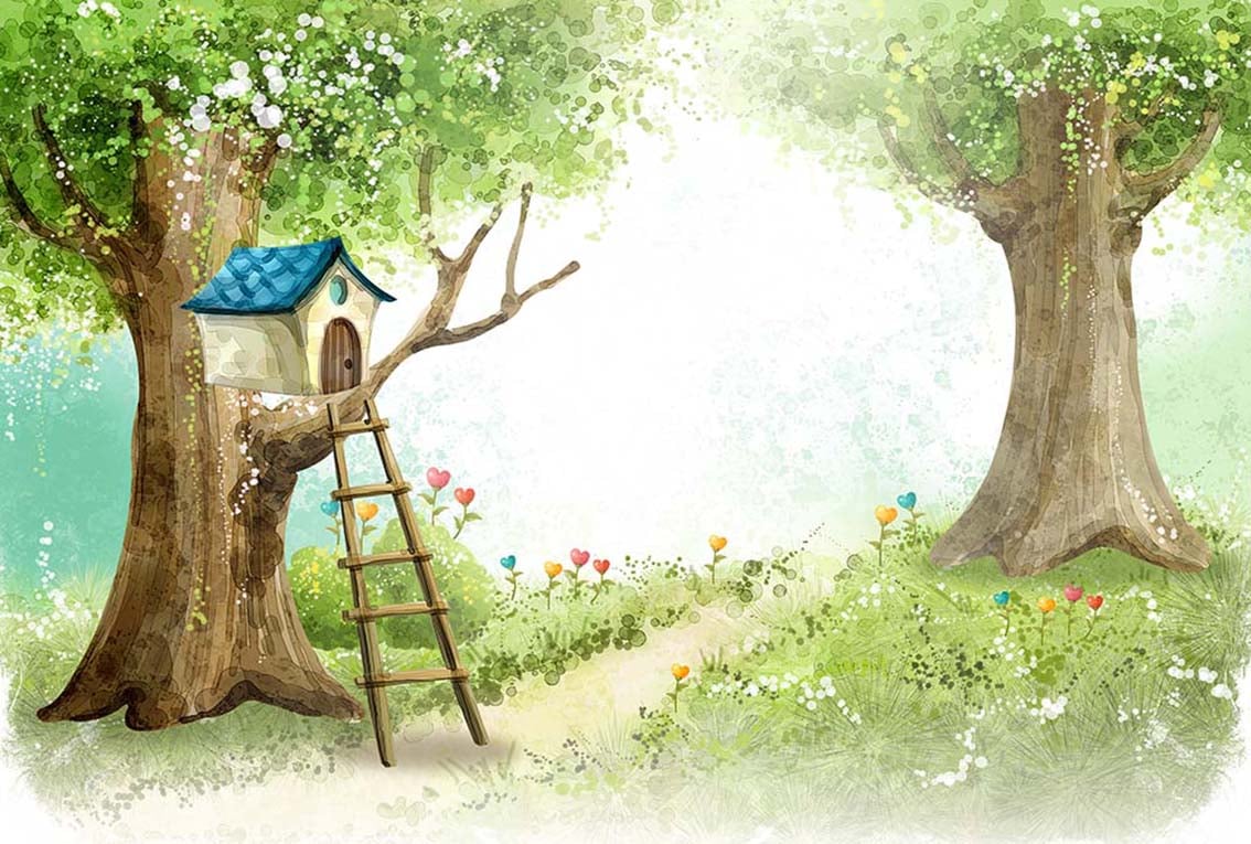 Фотообои WS Wallpaper Детская поляна 392x270 см (31313)