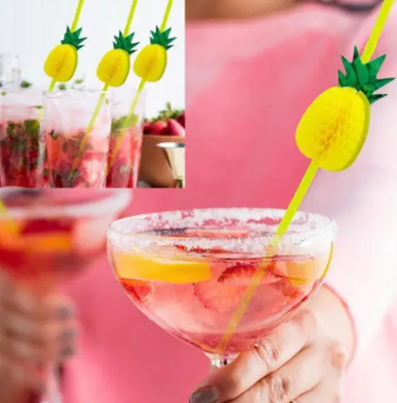 Трубочки коктейльні Ананас 10 шт. 245 мм Жовтий (618001) - фото 5 Трубочки коктейльні Ананас 10 шт. 245 мм Жовтий (618001) - фото 5